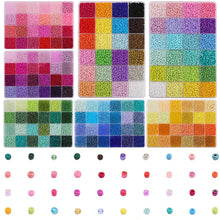 Load image into Gallery viewer, 5200Pcs Glass Rice Beads Jewelry Making Kit – 24-Grid Box for DIY Bracelets, Earrings & Kandi Accessories | Handmade Craft Supplies Set