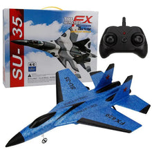 Load image into Gallery viewer, RC Foam Aircraft SU-35 Plane 2.4G Radio Control Glider Remote Control Fighter Plane Glider Airplane Foam Boys Toys for Children