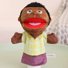 Load image into Gallery viewer, 28-33cm Kids Plush Finger & Hand Puppet Popular Activity Boy Girl Role Play Bedtime Story Props Family Role Playing Toys Doll