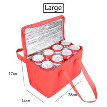 Load image into Gallery viewer, Portable Lunch Cooler Bag Folding Insulation Picnic Ice Pack Food Thermal Bag Drink Carrier Insulated Bags Food Delivery Bag