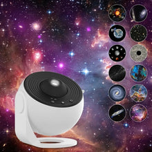 Load image into Gallery viewer, LED Night Light Galaxy Projector Starry Sky Projector 360° Rotate Planetarium Night Lamp For Room Decorative Children Kids Gift