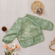 将图片加载到图库查看器,Waterproof Long Sleeve Baby Bib | Washable Feeding Bib with Full Coverage & Easy Clean Design