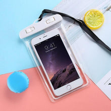Load image into Gallery viewer, Water Proof Cases For iPhone 12 Cover Pouch Cases For iPhone XS MAX 8 7 6 s Plus Universal Waterproof Case Universal Waterproof Cell Phone Bag/Holder for iPhone Case & Strap