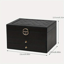Load image into Gallery viewer, Jewelry Storage Box – Necklace & Earrings Organizer for Gifts
