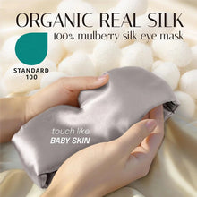 Load image into Gallery viewer, 100% Mulberry Silk Sleeping Mask β Soft Eyepatch for Travel & Sleep