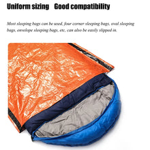 将图片加载到图库查看器,Portable Waterproof Emergency Survival Sleeping Bag Outdoor Edc Camping Gear Thermal Sack First Aid Rescue Kit Mylar Blanket