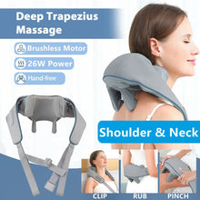 Load image into Gallery viewer, Foreverlily 26W Neck & Shoulder Massager Wireless Back Kneading Shawl