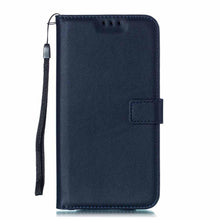 Load image into Gallery viewer, Solid Color Leather Wallet Case For iPhone 14 XS MAX 11 Pro 12 mini 13 Flip Cover Card Slot Mobile Phone Case Wallet Mobile Phone Case Leather Flip Case Wallet Colorful Protective Case