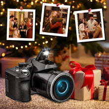 Load image into Gallery viewer, NBD 64MP Digital Camera for Photography, 4K Vlogging Camera with 3’’ Flip Screen,16X Digital Zoom,2 Batteries, 32GB TF Card