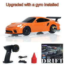 将图片加载到图库查看器,New RC Drift Car Upgraded Gyro 1/43 Racing RTR 4WD Four-wheel Drive High Speed Radio Control Model 2.4g Drift Race Car Mini Gift