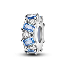 将图片加载到图库查看器,100% 925 Sterling Silver Rainbow Zircon Butterfly Dragon Silicone Stopper Charms - Colorful Beads for DIY Bracelets, Customizable Jewelry for All Occasions