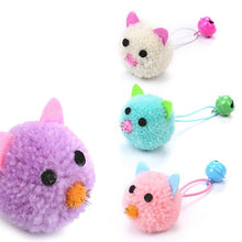 将图片加载到图库查看器,4pcs/lot Plush Mouse Cat Toy Cute Bell Mice Funny Cat Toys Cute Plush Teeth Cleaning Balls Chewing Soft Molar Toy Faux Pet Toy Colorful Plush Mouse Head with Bell Rope Cat Toy Interactive Cat Toy