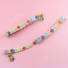 Load image into Gallery viewer, Colorful Pet Collar with Bell – Adjustable for Cats & Small Dogs