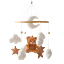 将图片加载到图库查看器,Wooden Baby Rattle Crib Mobile Holder for Newborns