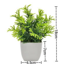Load image into Gallery viewer, 1pc Artificial Plants with Plastics Pots Perfect Greenery for Home DecorationsOffice Desk Living Room and Bedroom Decoration