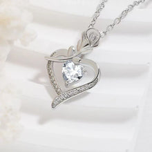 Load image into Gallery viewer, Elegant Style Heart shaped Pendant Necklace Hollow Design Mother's Day Gift Party Suitable for Best Friends Without Box