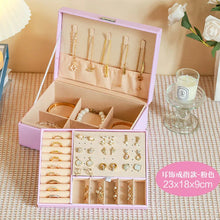 Load image into Gallery viewer, Jewelry Storage Box – Necklace & Earrings Organizer for Gifts