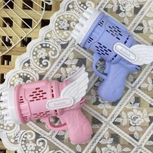 Load image into Gallery viewer, Bubble Gun Kids Toys Rocket 32 Holes Soap Bubbles Machine Gun Shape Automatic Blower With Light Outdoor Toy Gifts Party