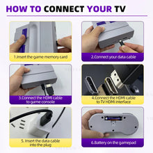 Load image into Gallery viewer, VILCORN 16-Bit Wireless/Wired Retro Video Game Console Built-in 4800+ Games for Everdrive SNES NES FC Family Game Machine