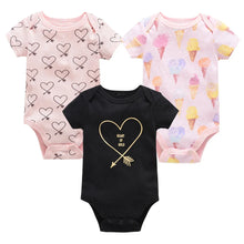 Load image into Gallery viewer, 3/6 PCS Baby Cotton Bodysuits Set Short Sleeve Summer Outfits for Newborn Boys & Girls 0β12 Months
