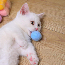Load image into Gallery viewer, 12Pcs/lot Funny Cat Toys Stretch Plush Ball Toys for Cats Colorful Interactive Cat Pom Pom Kitten Toy Pet Supplies Plush Balls for Training and Kitten Play