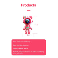 Load image into Gallery viewer, Cute Astronaut Figurines Ornaments Decoration Car Aromatherapy Air Freshener Air Vent Fragrance Interior Perfume Diffuser
