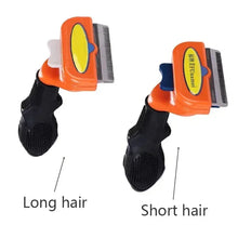 Load image into Gallery viewer, Cat & Dog Hair Removal Comb β Professional Grooming Brush for Shedding Control, Massage & Cleaning | Stainless Steel Deshedding Tool