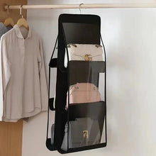 Load image into Gallery viewer, Hanging Closet Organizer Bag - Eco-Friendly 3D Transparent Storage for Tote Bags & Purses