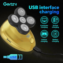将图片加载到图库查看器,Men's 5-in-1 electric shaver with 5 rotating blades, USB charging, multifunctional personal beauty set