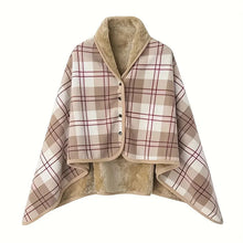 将图片加载到图库查看器,Wearable Blanket Shawl – Flannel Lazy Office Wrap