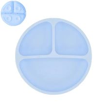 Load image into Gallery viewer, Silicone Baby Sucker Plate & Rice Spoon Set Cute Cartoon Tableware