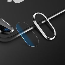 将图片加载到图库查看器,2 In 1 Metal Camera Lens Protector For Iphone 7 8 Plus X Lens Protective Circle Ring Cover With Tempered Glass For Iphone X Scratch Resistant Hd Tempered Glass Camera Screen Protector