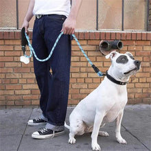 将图片加载到图库查看器,Reflective Dog Leash – Heavy Duty Traction Rope with Padded Handle for Strong Dogs