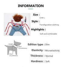 Load image into Gallery viewer, 1PCS Halloween Dagger Pet Transformation Dress Festival Funny Knife Holding Dog Clothes Cat Standing Dress Pet Dress Up