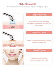 Load image into Gallery viewer, Ultrasonic Ion Facial Massager - Photon Rejuvenation & EMS Microcurrent, Portable Vibration Skin Care Device for Home Use