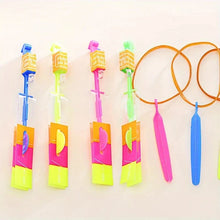 Load image into Gallery viewer, 10pcs LED Light Rockets β Flying Toys with Slingshot Launchers