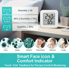 Load image into Gallery viewer, Indoor Mini Temperature and Humidity Meter Digital Display