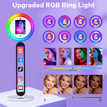 Load image into Gallery viewer, Selfie Stand Photo Booth Machine ipad Photobooth compatible for 10.2-12.9inch ipad Photo Booth Stand Machine for Party Wedding