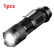 Load image into Gallery viewer, 1/3/5/10Packs Portable Mini Q5 LED Flashlight Tactical Lamp Torch Adjustable Focus Zoomable Flashlight for Gift Hiking Camping