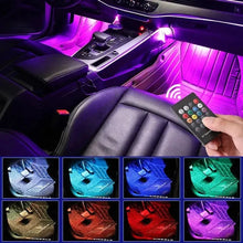 Load image into Gallery viewer, Universal Car RGB LED Strip – 8-Color Interior Ambient Lights