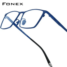 将图片加载到图库查看器,FONEX Titanium Square Glasses – Ultralight Men’s High-End Eyewear
