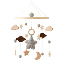将图片加载到图库查看器,Wooden Baby Rattle Crib Mobile Holder for Newborns