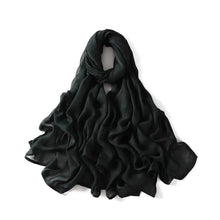 Load image into Gallery viewer, Women’s Large Cotton Rayon Hijab Scarf – 180x95cm Plain Wrap & Shawl
