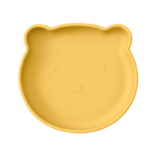 Load image into Gallery viewer, Silicone Baby Dishes Suction Plate Cartoon Bear Shape Tableware