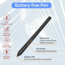 Load image into Gallery viewer, VINSA T1161 Graphics Drawing Tablet Ultra-thin Stylus 8 Pen Nibs Art Creation Sketch with 8192 Levels Pressure Battery-free