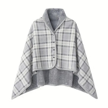 将图片加载到图库查看器,Wearable Blanket Shawl – Flannel Lazy Office Wrap