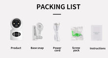Load image into Gallery viewer, Dual Lens PTZ IP Camera 4000 mA Battery Wireless Auto Track Cctv Security Surveillance Video Full Color Night Vision HD Home Cam