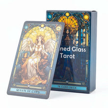 Load image into Gallery viewer, Stained Glass Tarot Card Deck – 78 Cards for Family & Divination
