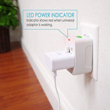 Load image into Gallery viewer, All-in-One International Plug Adapter β Universal Travel Power Converter with 2 USB & Type-C Ports (AU/US/UK/EU)