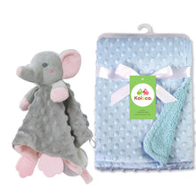Load image into Gallery viewer, Personalized Newborn Baby Blanket with Name & Custom Stroller Gift Set
